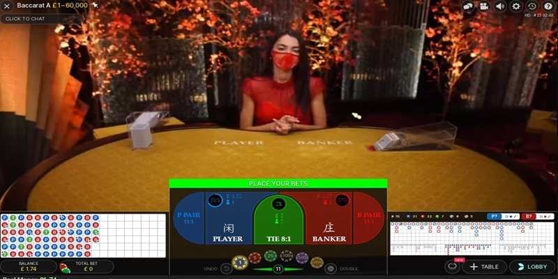 Baccarat online tựa game dễ cược, dễ thắng