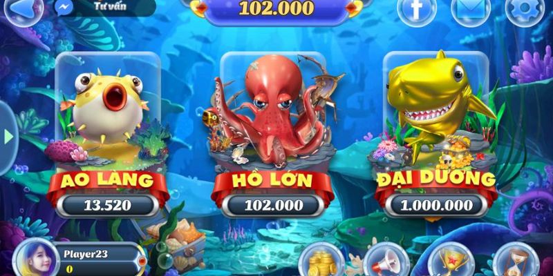 Nhận thưởng hấp dẫn cho những ván đấu săn dưới đại dương